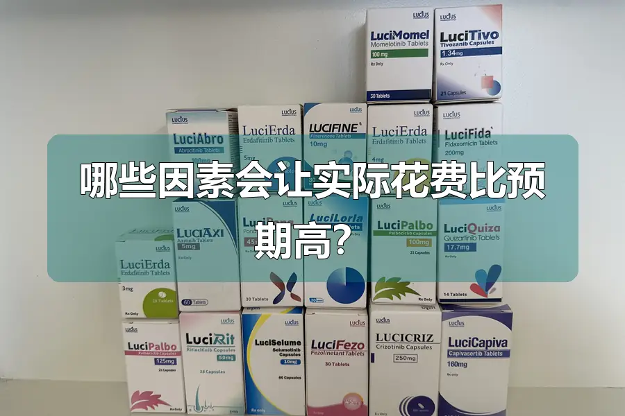 哪些因素会让实际花费比预期高？